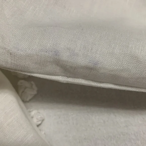 M&S Women Linen Rich Belted Collection Elegant White Shirt Dress Size 18 Quiet - Picture 15 of 16